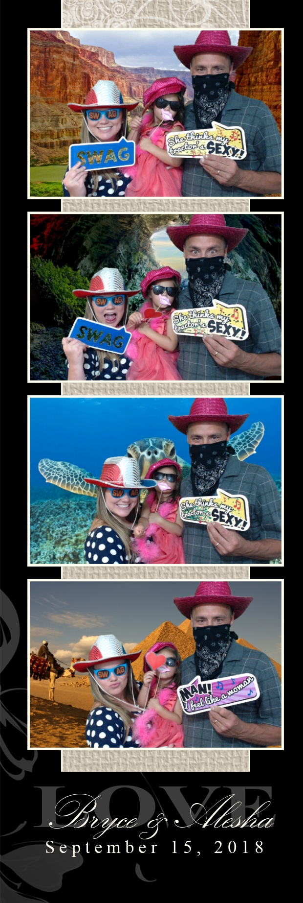 Alesha and Bryce's Wedding | View more photos from the event at gallery.photoboothbillings.com/u/PhotoBoothBillings/Alesha-and-Bryces-Wedding